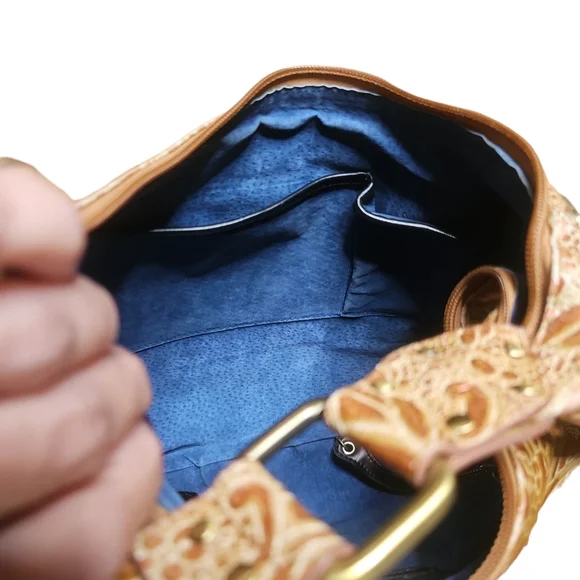 Sharif Hand Painted Vintage Bag Unique and Rare with Original Dust bag - Picture 14 of 16